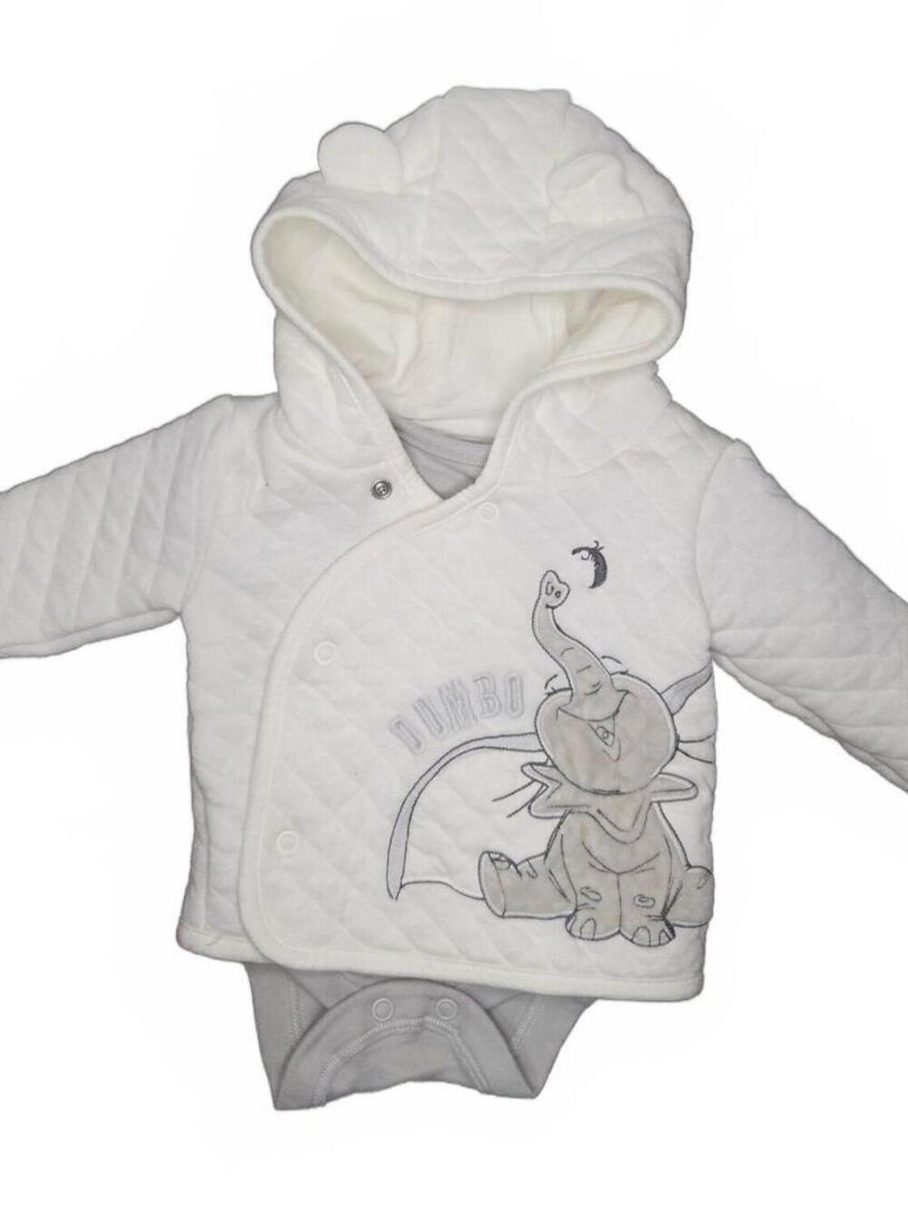 Disney Baby Dumbo Quilted Jacket and Bodysuit Set